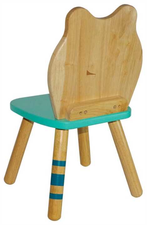 Svoora - Παιδική ξύλινη καρέκλα Indianimals 'Πάντα'. 22002