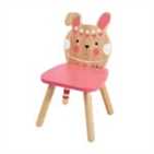 Svoora - Παιδική ξύλινη καρέκλα Indianimals 'Λαγουδάκι'. 22005
