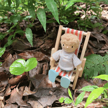 tender leaf - Κούκλα ξύλινη ο Έντουαρτ με το σκέιτμπορτ. TL8145